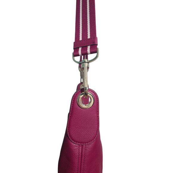 Kate Spade Rosie Large Crossbody Bag Dark Raspberry Pebbled Leather EUC K5807 - Picture 6 of 8